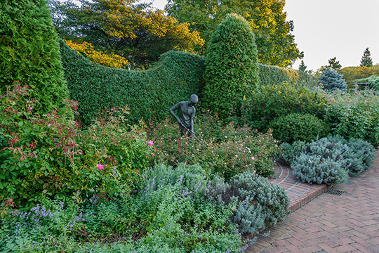 View 2: The Rose Garden in fall
