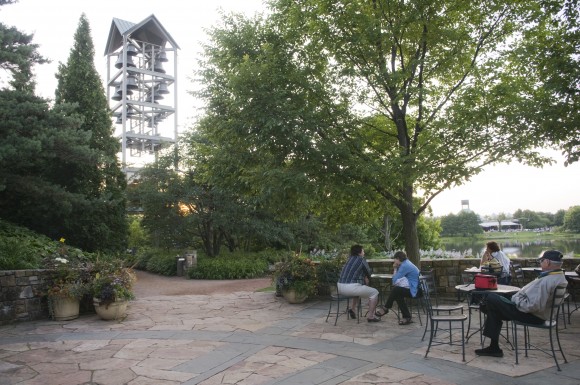 View of the carillon from the Nautilus.