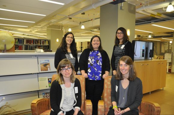 (Left to right) 2017 BHL residents Ariadne Rehbein, Alicia Esquivel, Pamela McClanahan, Marissa Kings, and Katie Mika