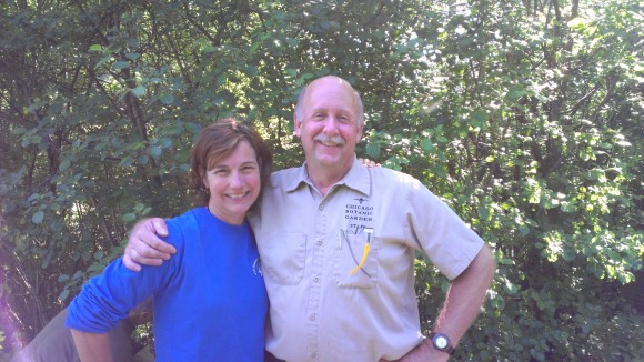 Rebecca Grill, PDHP, and Bob Kirschner, director of Aquatic Plant and Urban Lake Studies