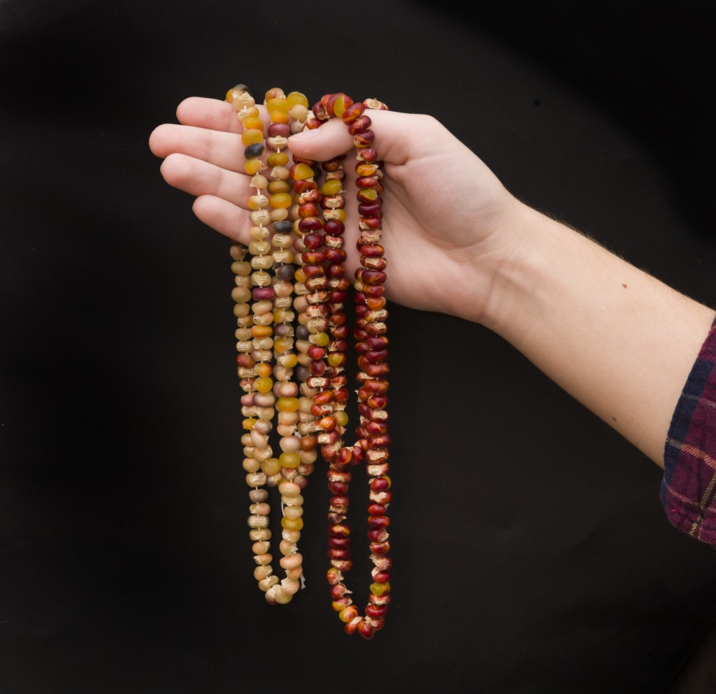 PHOTO: Indian corn necklaces.