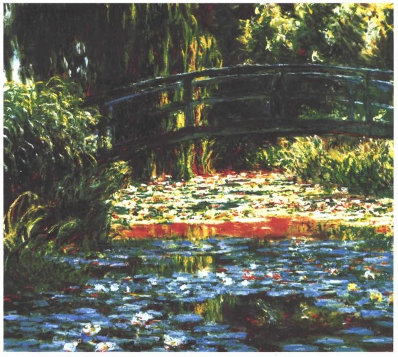 PHOTO: The Japanese bridge in Giverny by Claude Monet.