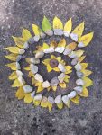 PHOTO: British sculptor, photographer, and environmentalist Andy Goldsworthy inspired this nature art at Camp CBG.