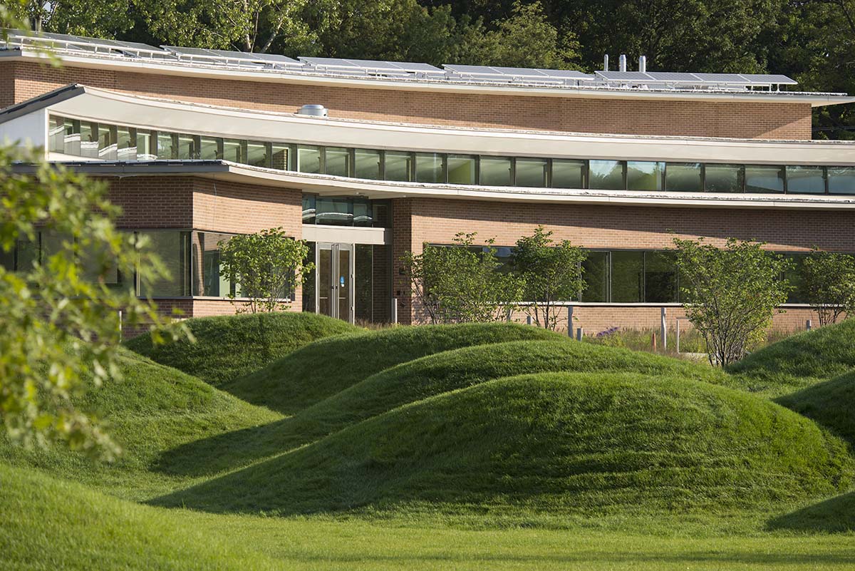 The Regenstein Learning Center at the Chicago Botanic Garden.