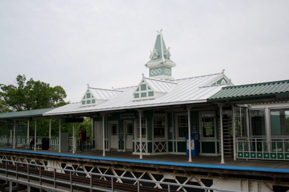 Traveling in the city? Take the Green Line directly to the restored Conservatory–Central Park Drive el station.