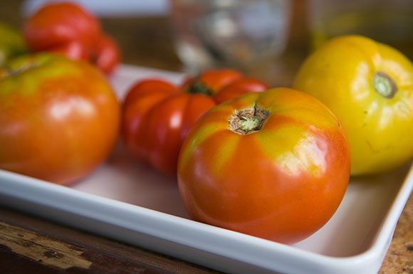 PHOTO: Heirloom tomatoes