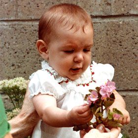 PHOTO: Julia McMahon as a baby.